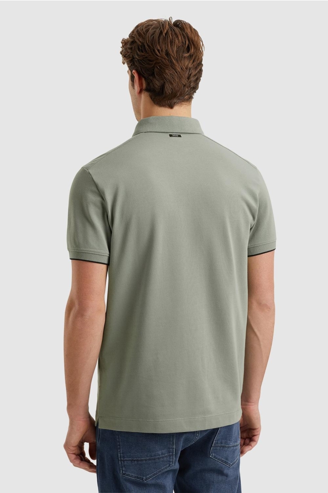POLO VAN PIQUE MET STRETCH VPSS2504850 6022 CHINOIS GREEN